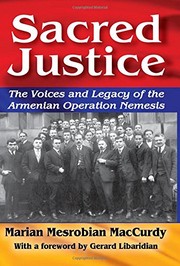 Cover of Sacred Justice by Marian Mesrobian MacCurdy