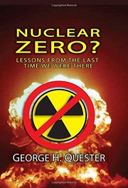 Cover of Nuclear Zero? by George H. Quester