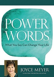 Cover of Power words by Joyce Meyer