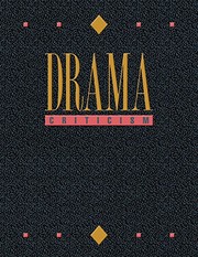 Front cover of Drama Criticism by Lawrence J. Trudeau