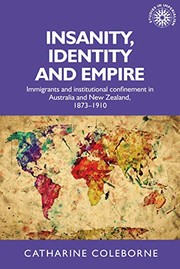 Front cover of Insanity, identity and empire by Catharine Coleborne