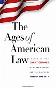 Cover of The Ages of American Law by Grant Gilmore