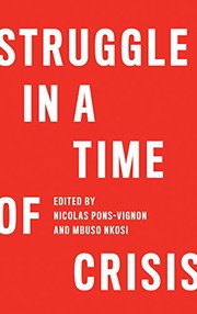 Front cover of Struggle in a Time of Crisis by Nicolas Pons-Vignon