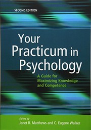 Front cover of Your Practicum in Psychology by Janet R. Matthews