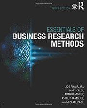 Front cover of The Essentials of Business Research Methods by Joe F. Hair Jr.