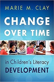 Cover of Change Over Time Updated by Marie Clay