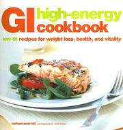Front cover of GI High Energy Cookbook by Rachael Anne Hill