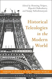 Front cover of Historical Teleologies in the Modern World by Henning Trüper