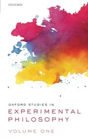 Front cover of Oxford Studies in Experimental Philosophy by Joshua Knobe