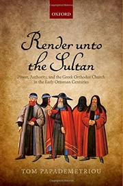 Cover of Render unto the Sultan by Tom Papademetriou