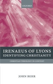 Cover of Irenaeus of Lyons by John Behr
