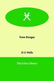Front cover of Tono-Bungay by H. G. Wells