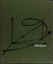 Cover of Calculus and analytic geometry by George Brinton Thomas