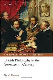 Front cover of British Philosophy in the Seventeenth Century by Sarah Hutton