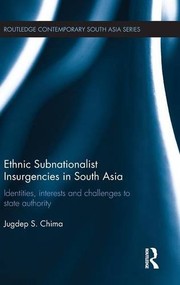 Front cover of Ethnic Subnationalist Insurgencies in South Asia by Jugdep S. Chima