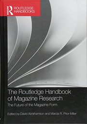 Front cover of The Routledge Handbook of Magazine Research by David Abrahamson