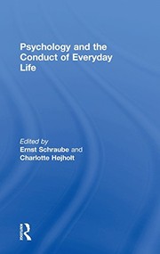 Front cover of Psychology and the Conduct of Everyday Life by Ernst Schraube