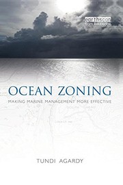 Cover of Ocean zoning by Tundi Agardy