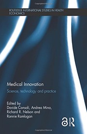 Cover of Medical Innovation by Davide Consoli