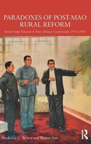 Front cover of Paradoxes of Post-Mao Rural Reform by Frederick C. Teiwes