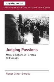 Cover of Judging passions by Roger Giner-Sorolla
