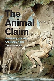 Cover of The Animal Claim by Tobias Menely