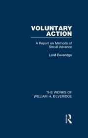 Cover of Voluntary Action by William H. Beveridge