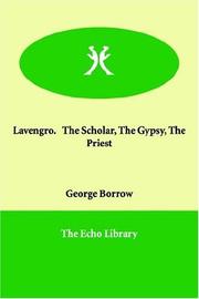 Front cover of Lavengro.   The Scholar, The Gypsy, The Priest by George Henry Borrow