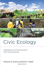 Cover of Civic Ecology by Marianne E. Krasny