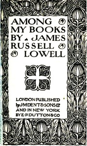Front cover of Among my books by James Russell Lowell