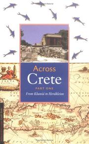 Front cover of Across Crete: Part One by Johan de Bakker