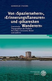 Front cover of Von 'spaziersehern', 'erinnerungsflaneuren' Und 'pikaresken Wanderern' by Gerhild Fuchs
