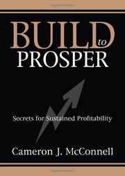 Cover of Build to Prosper by Cameron J. McConnell