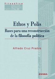 Front cover of Ethos y polis by Alfredo Cruz Prados