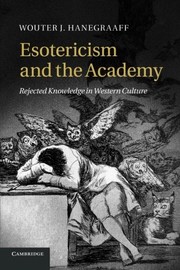 Front cover of Esotericism and the academy by Wouter J. Hanegraaff