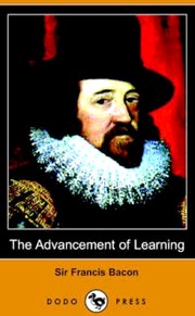 Front cover of The advancement of learning by Francis Bacon
