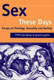 Front cover of Sex these days by Jon Davies