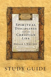 Cover of Spiritual Disciplines for the Christian Life Study Guide by Donald S. Whitney