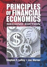 Cover of Principles of Financial Economics by Stephen F. Leroy