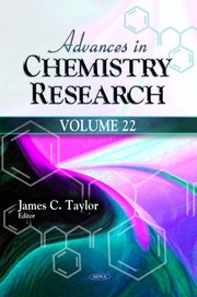 Front cover of Advances in Chemistry Research by Taylor, James C.
