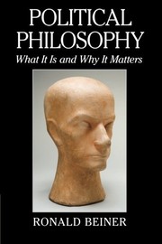 Front cover of Political Philosophy by Ronald Beiner