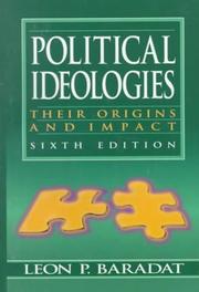 Front cover of Political Ideologies by Leon P. Baradat