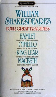 Cover of Tragedies (Hamlet / King Lear / Macbeth / Othello) by William Shakespeare