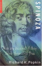 Front cover of SPINOZA by RICHARD H. POPKIN