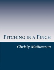 Cover of Pitching in a Pinch by Christy Mathewson