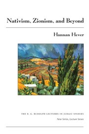 Cover of Nativism, Zionism, and Beyond by Hannan Hever