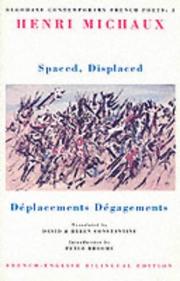 Cover of Spaced, displaced = by Henri Michaux