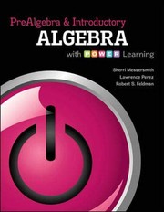 Front cover of Prealgebra and Introductory Algebra with P.O.W.E.R. Learning by Sherri Messersmith