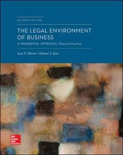 Front cover of The Legal Environment of Business : A Managerial Approach by Sean P. Melvin