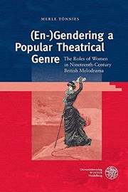 Front cover of Gendering a Popular Theatrical Genre by Merle Tönnies